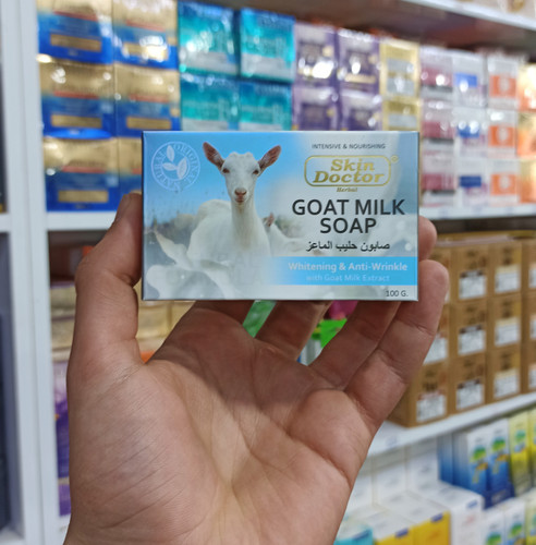 صابون شیر بز اسکیین دکتر – روشنکننده و ضدچروکلطافت طبیعی، درخششی تازه برای پوست شما